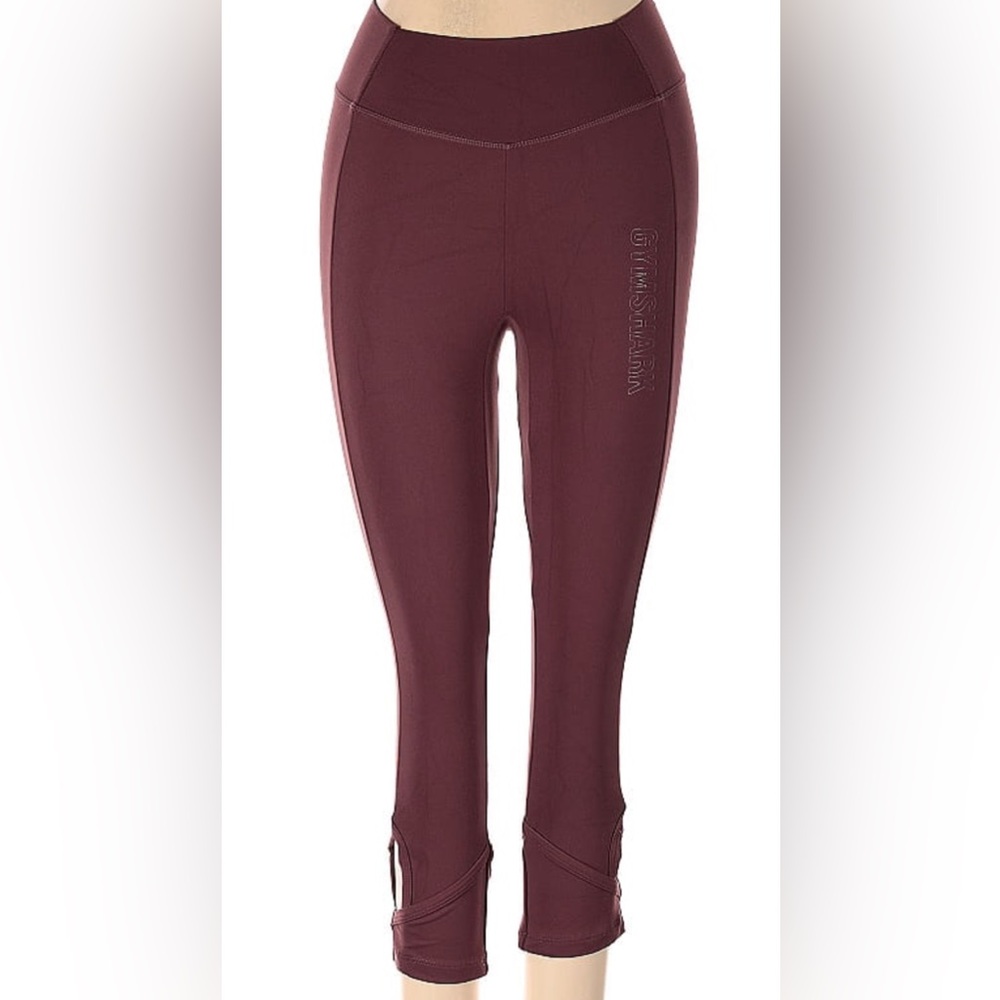 Gymshark Women's Burgundy Capris Size XS
